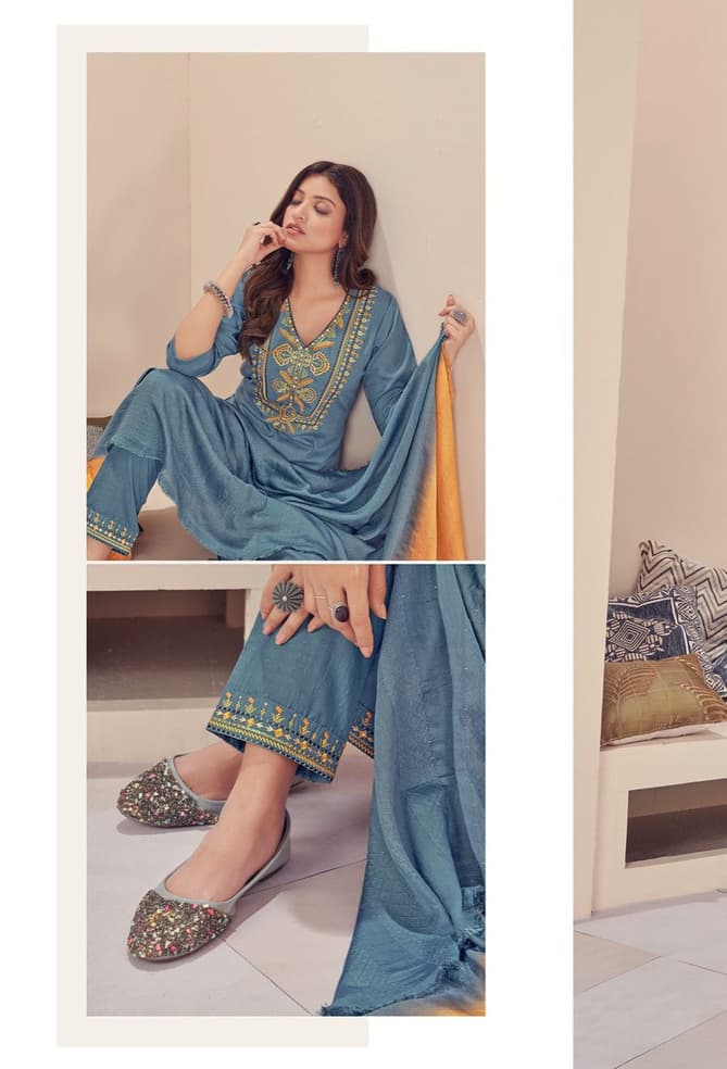 Riya Shanvi New Designer Ethnic Wear Kurti Pant With Dupatta Collection